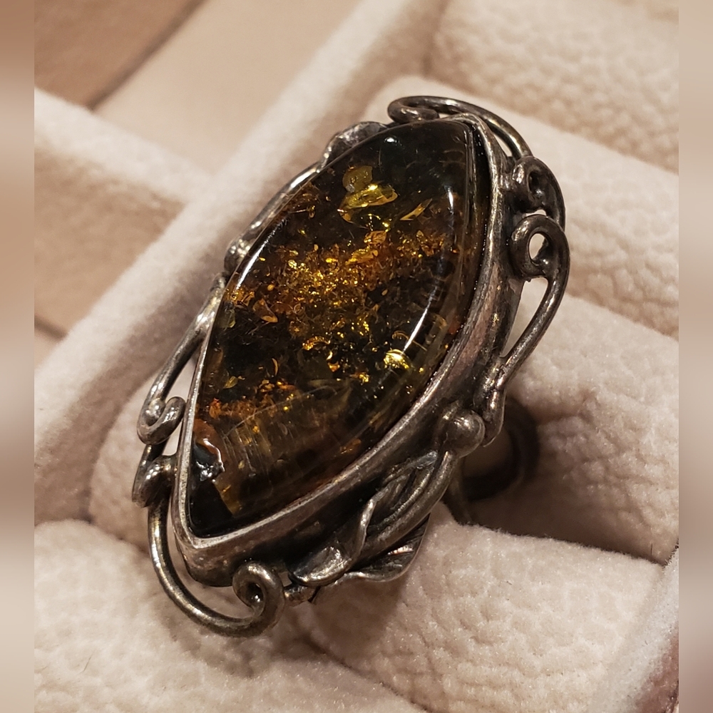 Baltic Amber Ring